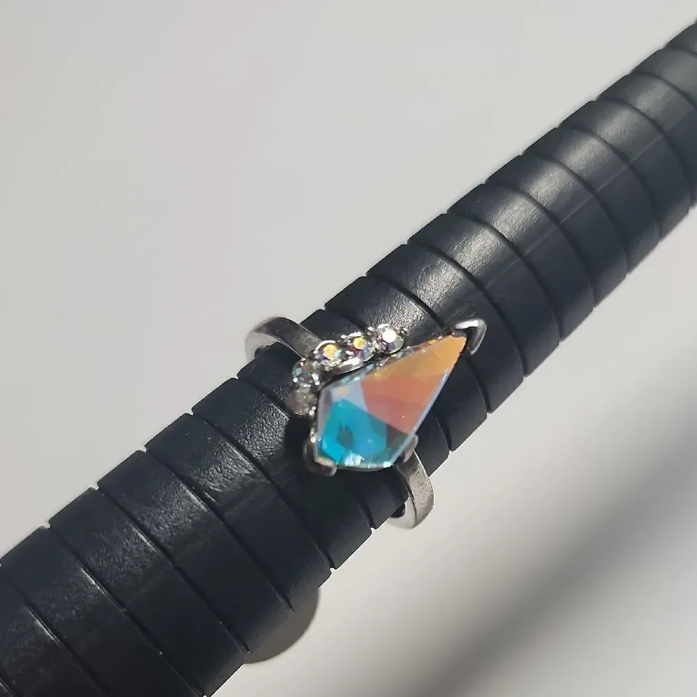 Silver Tone Ring Size 8